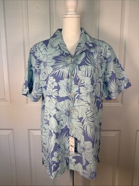 Brooks Brothers Seersucker Tropical Floral Sport Shirt